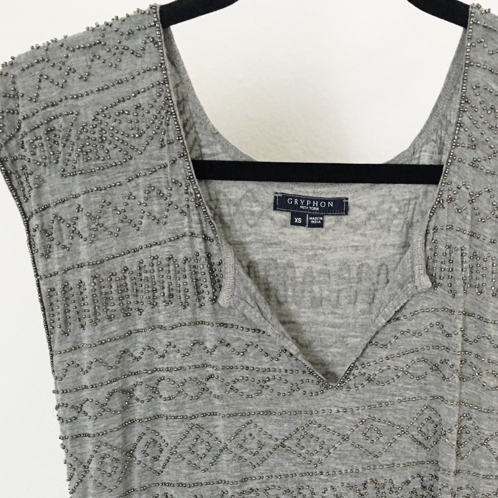 Gryphon NY Beaded Blouse